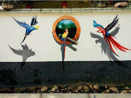 丽水视觉错位-3D墙绘设计