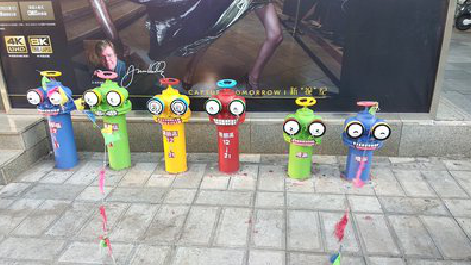 丽水商业区彩绘