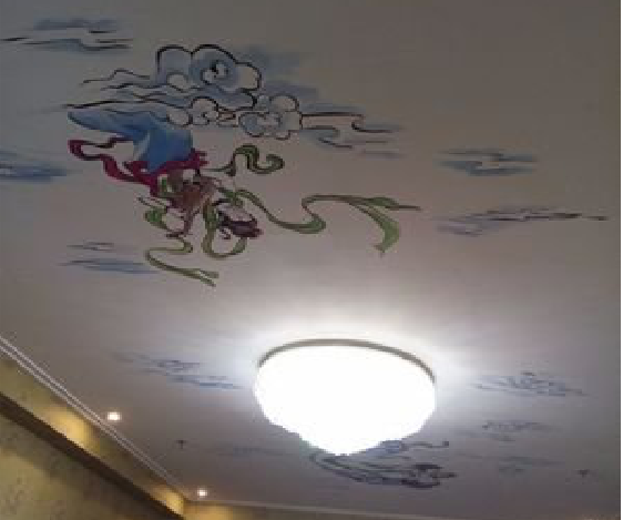 丽水如何快速绘制天花板上的手绘墙？