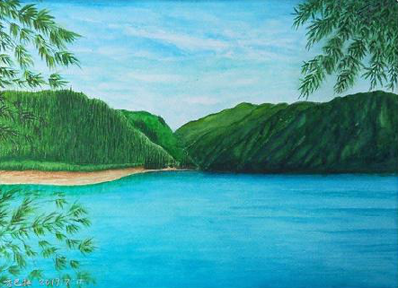 丽水在墙绘中，如何绘画绿水青山？