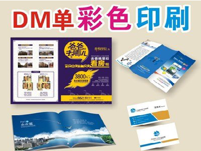 丽水单页印刷，色彩搭配简单。